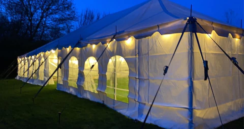 20' Tent Side Wall With Windows