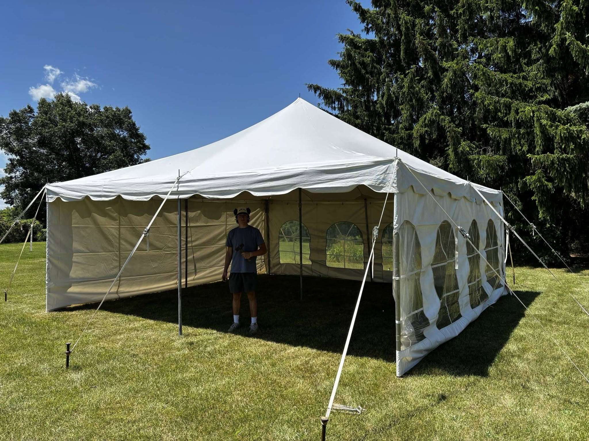 20x20 Pole Tent