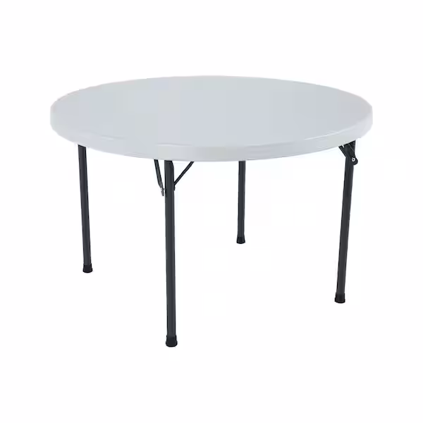 48" Round Lifetime Plastic Table